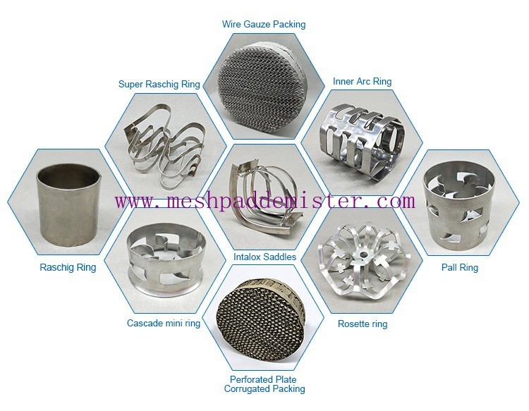 1" 25mm Intalox Metal Tower Packing 304 Stainless Steel