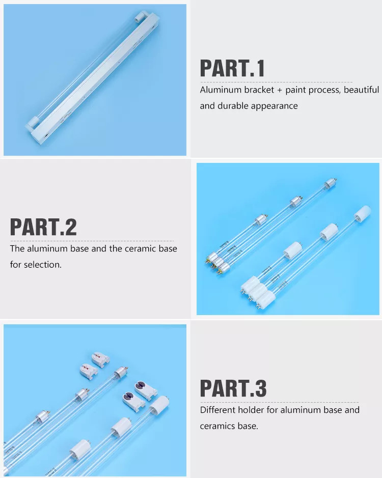 4W Ozone Free Tube Ultraviolet Germicidal Lamp 4 Pins 135mm Lamp