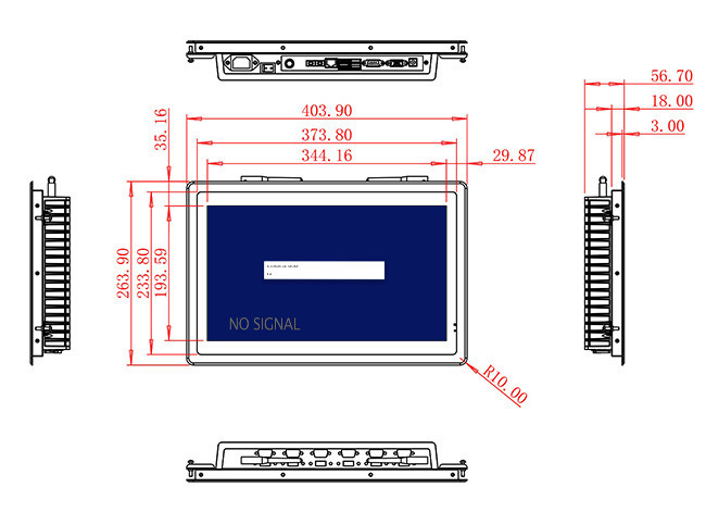 15.6-Inch Embedded Touch Screen for Factory Control Panels and Smart Interfaces