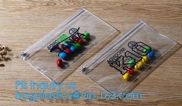 Packaging Poly Bag For Garment/Food /Electronic Products, Toothbrush zipper PVC