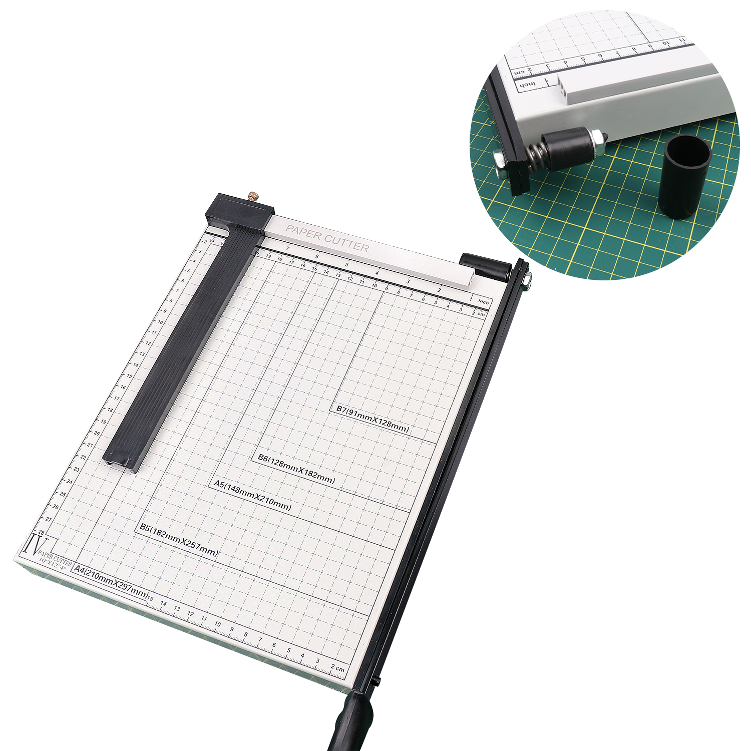 A4 Paper Cutter Manual Paper Trimmer for Office School Versatile Cutting Options