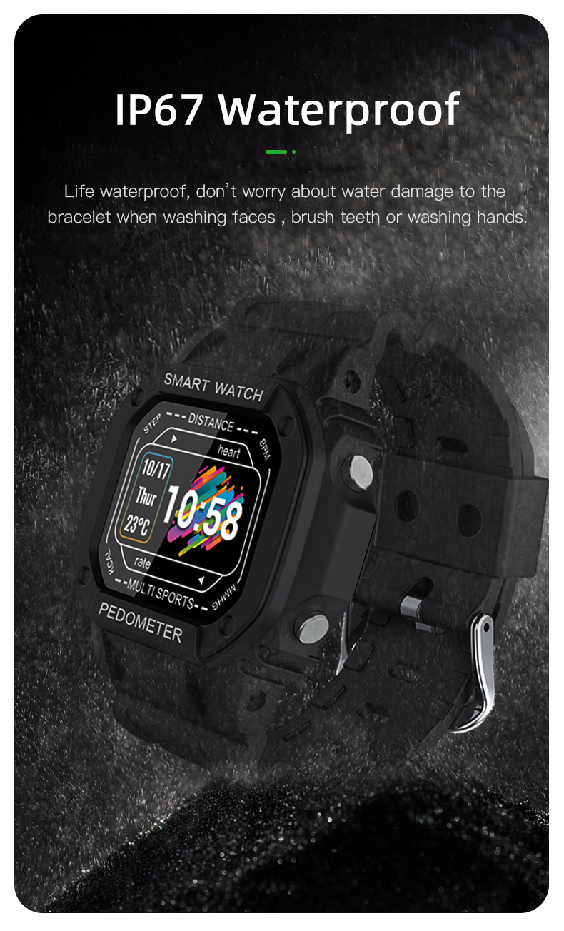 OEM 0.96TFT Kids Fitness Tracker Watch Waterproof Digital Sports Wrist Wearable