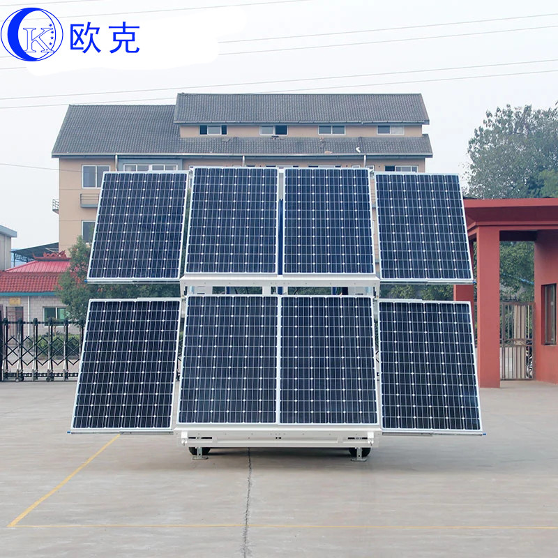 Emergency Rescue Mobile Sentry Security Trailer Self Locking IP65 With 6x200w LED Lamps