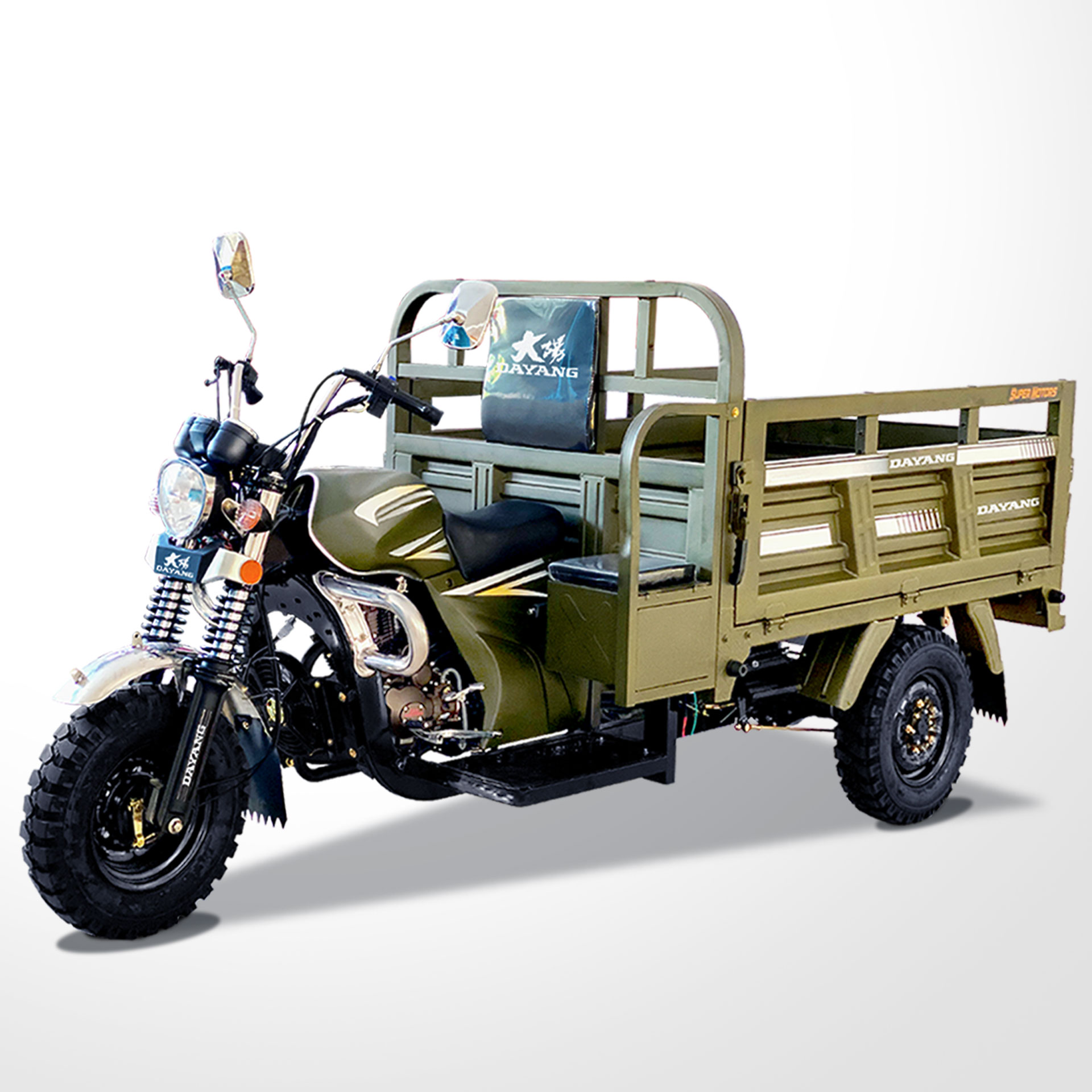 Global Market Open Body Type Three Wheels Motorcycle with Front Drum Brake