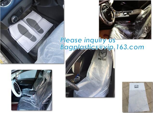 steering wheel 5 in 1 clean kits Disposable seat cover disposable steering wheel cover disposable gear shift cover dispo