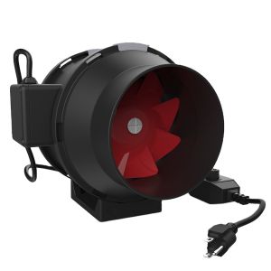 125mm Duct Fan for HVAC Customized OEM Support Silence Inline Plastic Mixed Flow