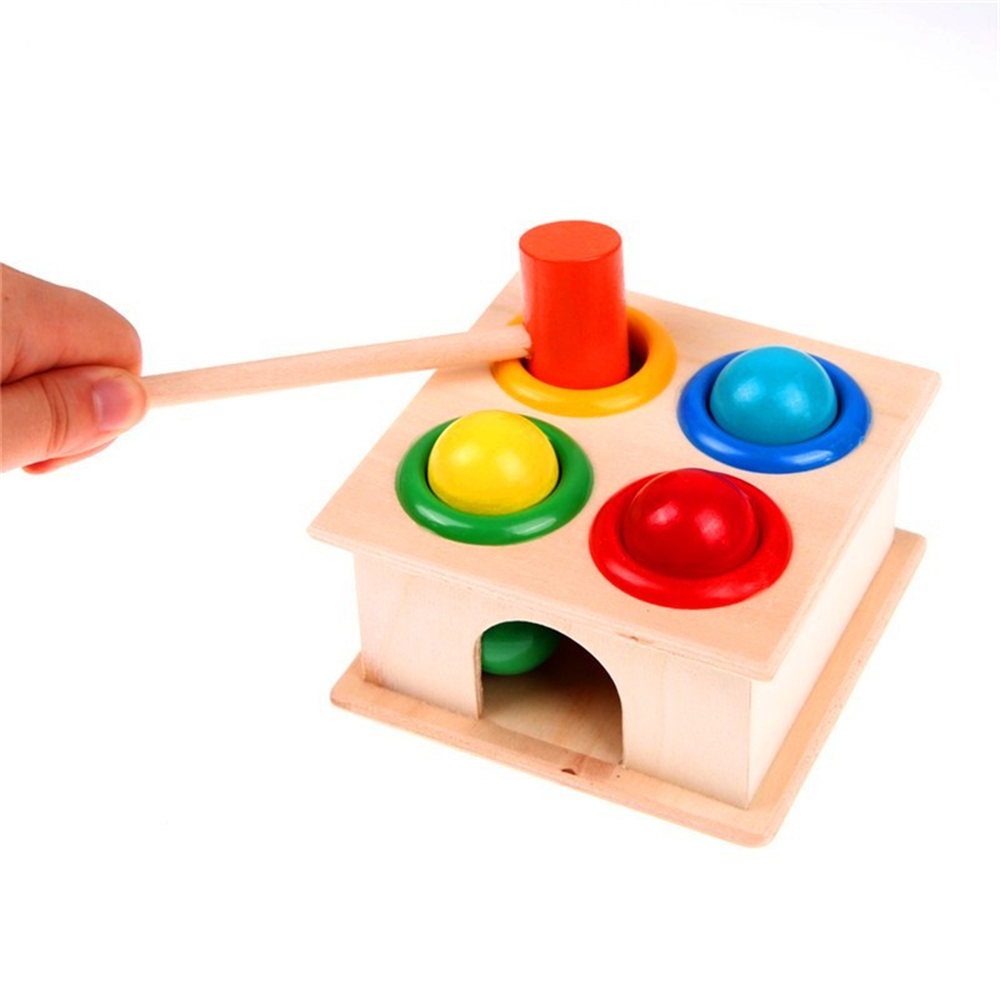Piling Hand 10cm Shape Matching Toy Wooden Musical Instruments
