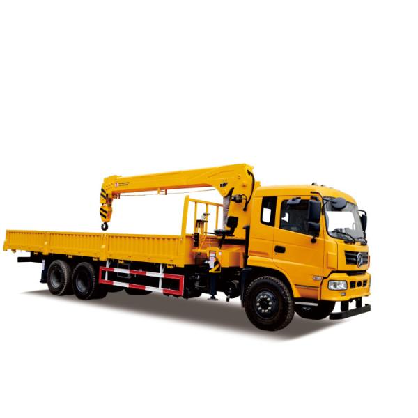 YUNNEI Truck Mounted Straight Hydraulic Arm Crane 14 Ton For Heavy Lifting And