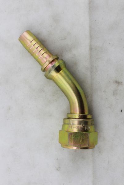 Parker JIC Male / Female Elbow Hydraulic Hose Pipe Fittings 26741 Yellow Zinc