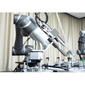 6 Axis Techman Cobot TM14 Robotic Arm For Screwing Picking Placing With Electric