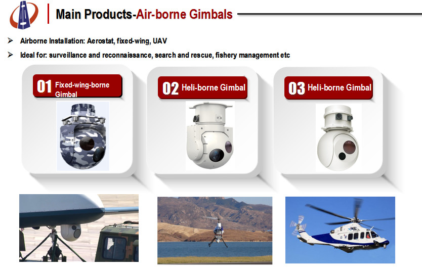 EO / IR Search Tracking System With 3km Laser Range Finder