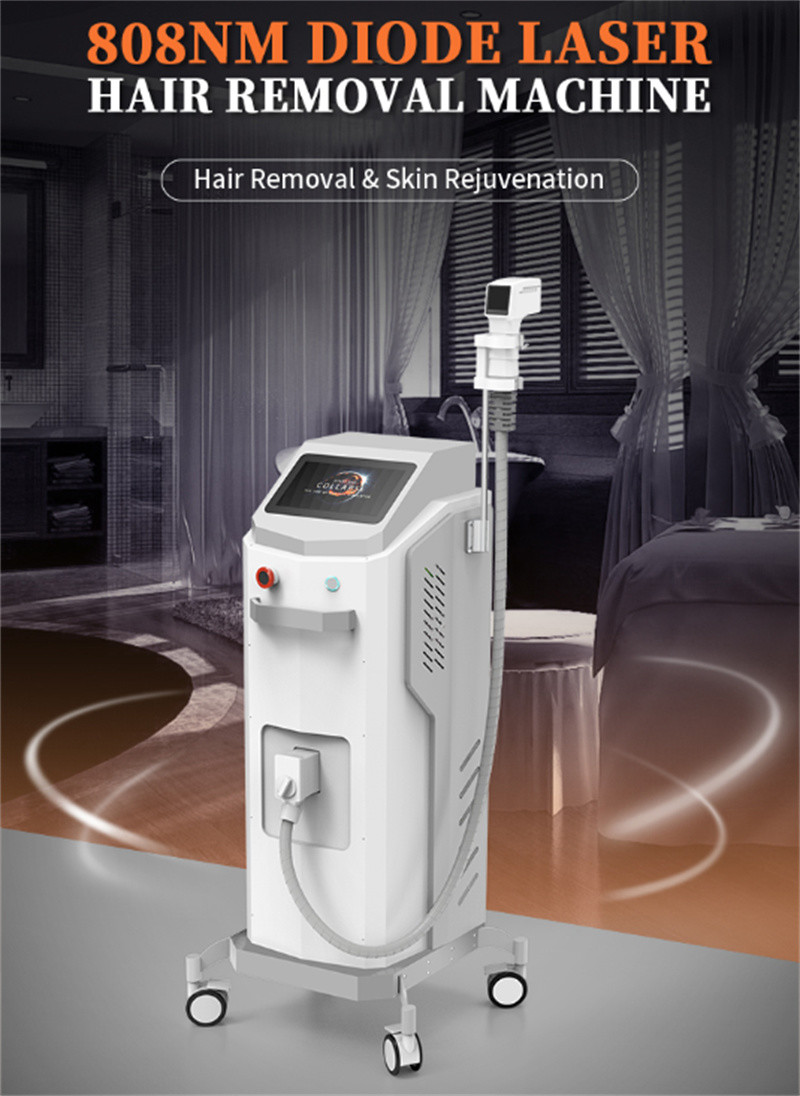 3 Wavelength Diode Laser Hair Removel Equipment 808nm 755nm 1064nm