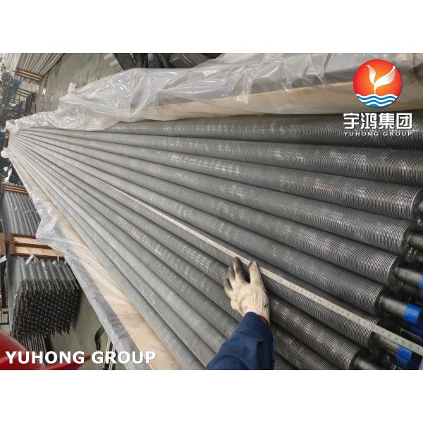 Quality ASTM A179 Carbon Steel Fin Tube Extruded Type With Al1060 For Air Cooled Chiller for sale