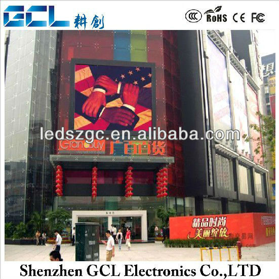 2015 Hot Sale Vivid Image Fullcolor Outdoor LED Commercial Display Videos