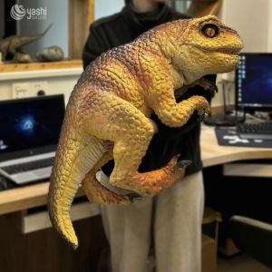  Multi Layer Silicone Dinosaur Hand Puppet Rust Proof Customizable Manufactures