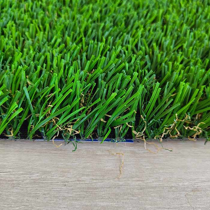 32mm Low Shrinkage Leisure Landscape Artificial Turf With PU Adhesive And Double PP Backing
