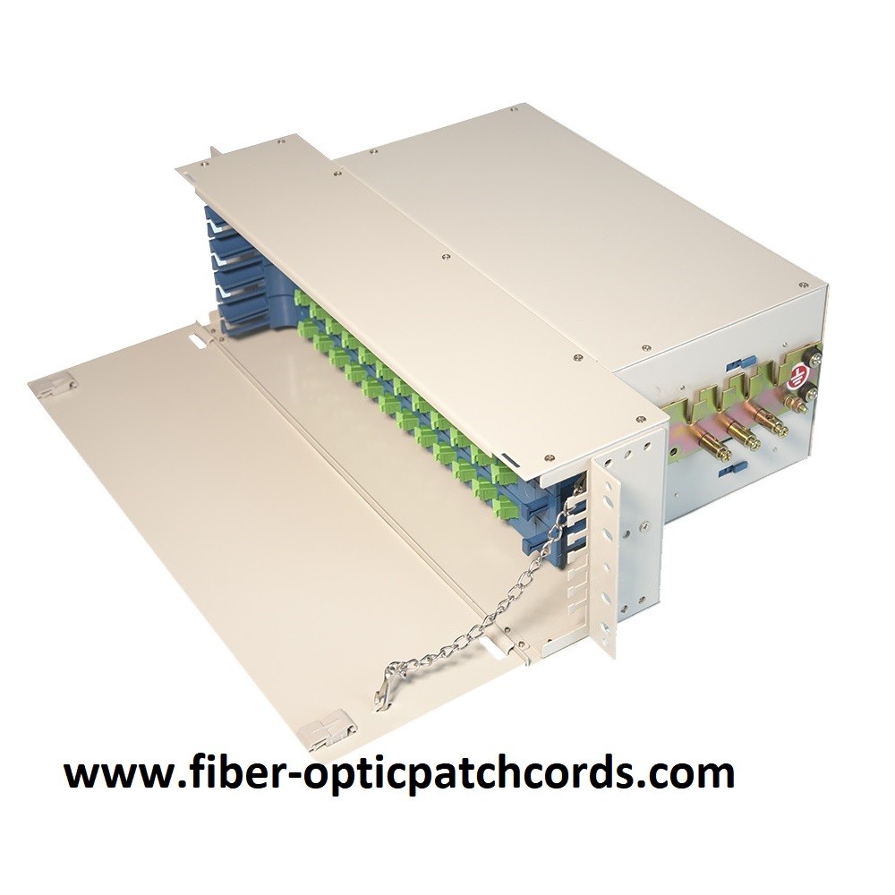 Cold Rolled Steel Optical Distribution Frame For 24 Core 144 Core SC Adapters
