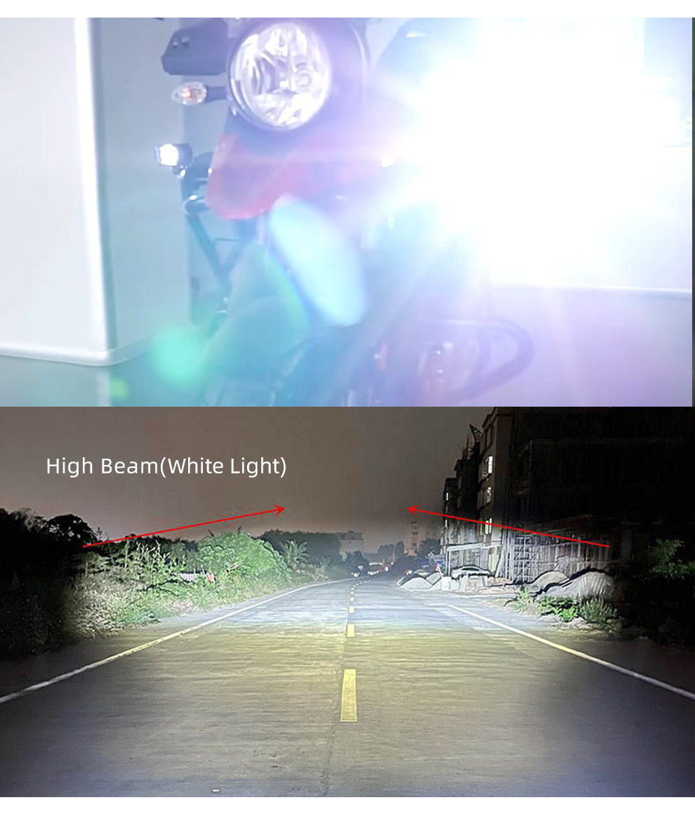 20000Lm 60W Driving LED Motorcycle Lights 16V Led Headlights Fog Lights