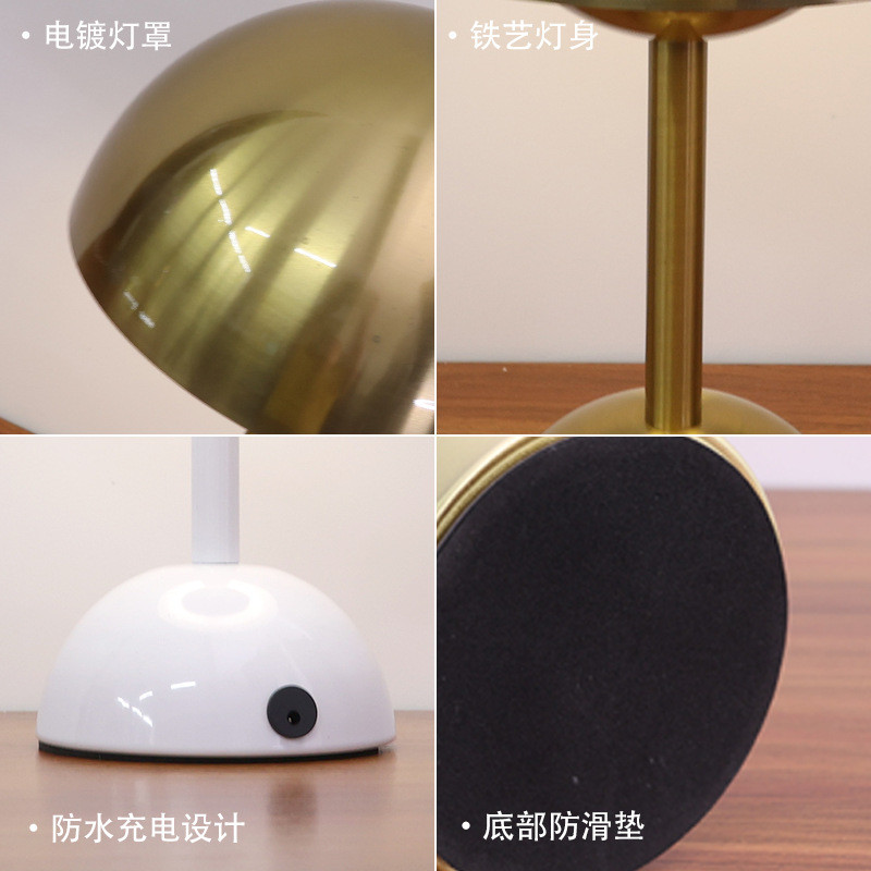 Arcylic Metal Electroplating Touch LED Lamp For Home Restaurant Bar