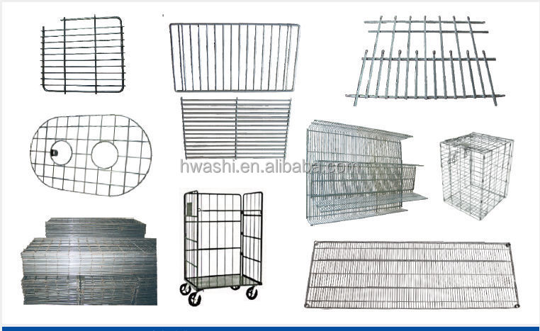 HWASHI Automatic Wire Mesh Panel Cage Welding Making Machine