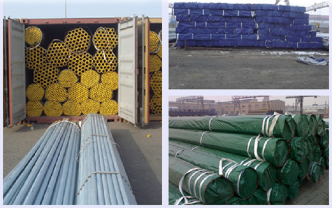 galvanized Round / Square / Rectangle / Ellipse Oil, natural gas Welded Steel Pipes / Pipe