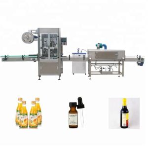  Sleeve Shrinking Bottle Labeling Machine With Touch Screen Operate Control Manufactures