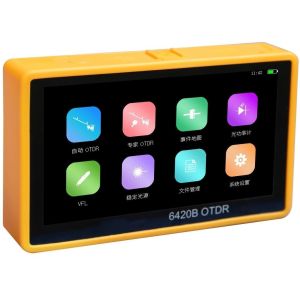 28db Mini OTDR For FTTx 6420B Fiber Optic with USB Type C Micro SD External