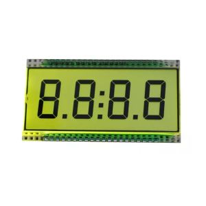 Reflective Metal Pin TN LCD Display 7 Segment Customized Size Module