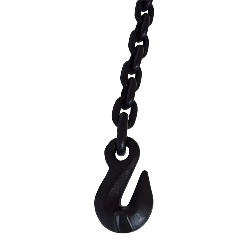 Black Oxide Finish G80 Lifting Chain with 2t Working Loadlimit and Welding Hooks