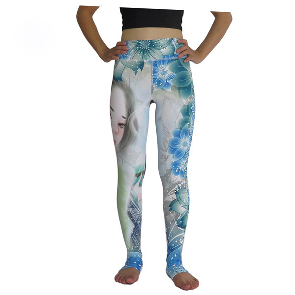 Beauty Patterns Print Yoga Wear Clothing Quick Dry Long Fitness Yoga Leggings