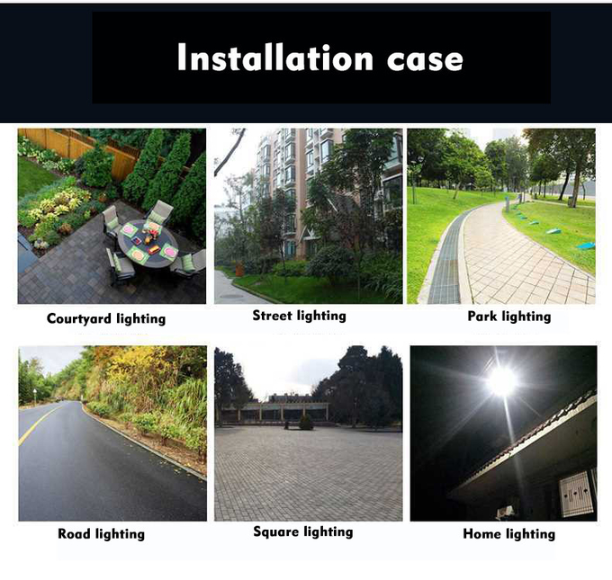 2400lm 15w Split Solar Street Light Solar Panel Street Lamp With Lifepo4 Battery