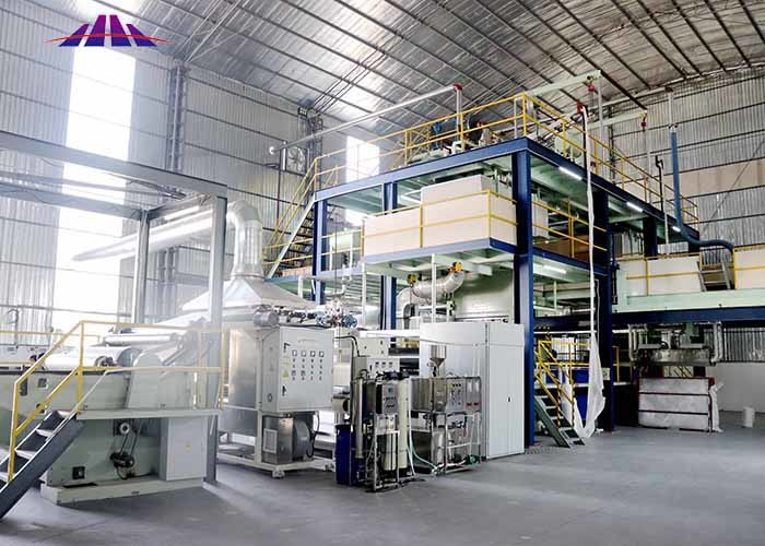 SMS PP Spunbond Nonwoven Production Line 1600mm For Surgical Gown