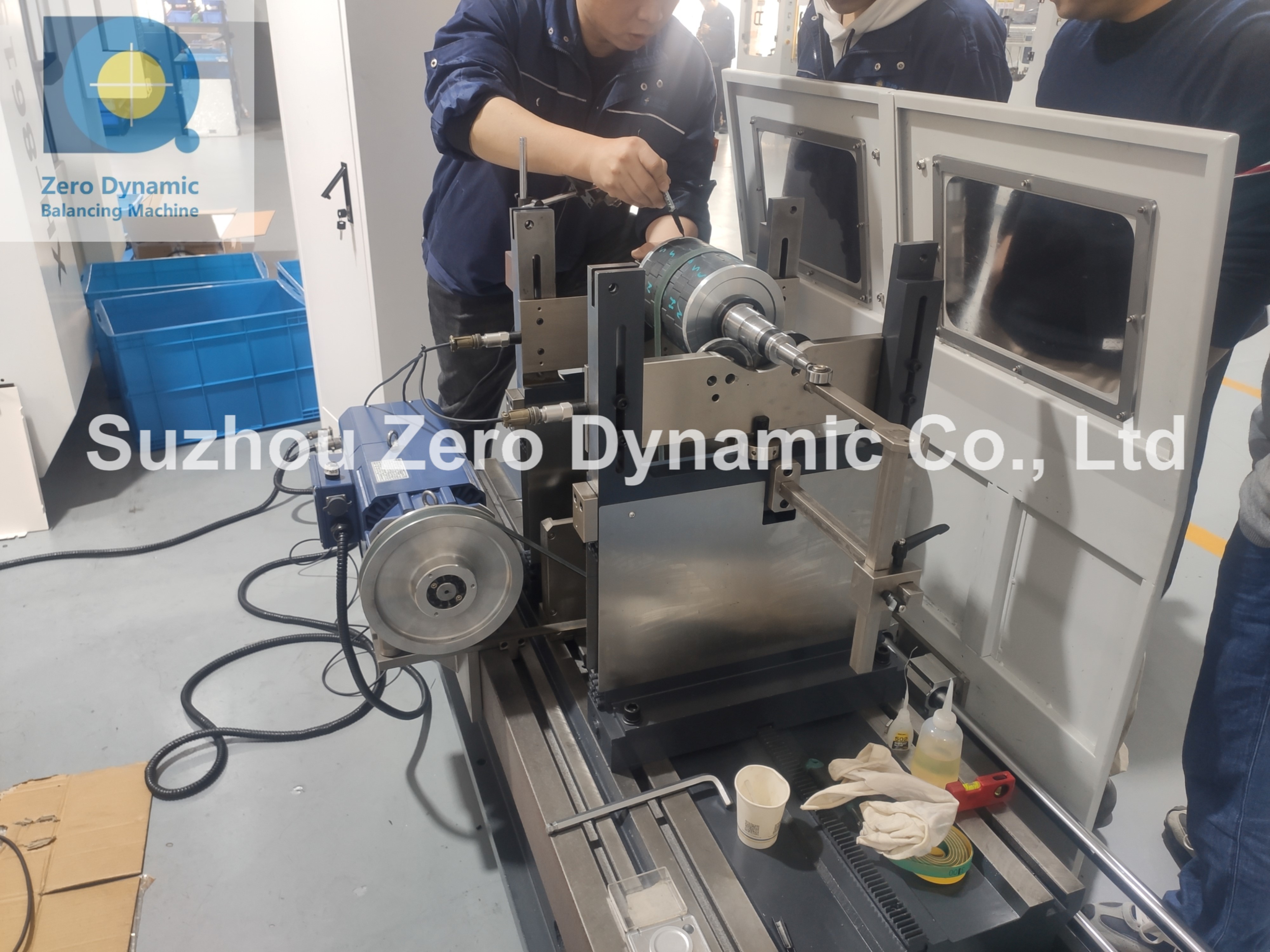 High Speed Mechanical spindles Balancing Machine Spindle Motor, Electric Spindle Balancing Machine