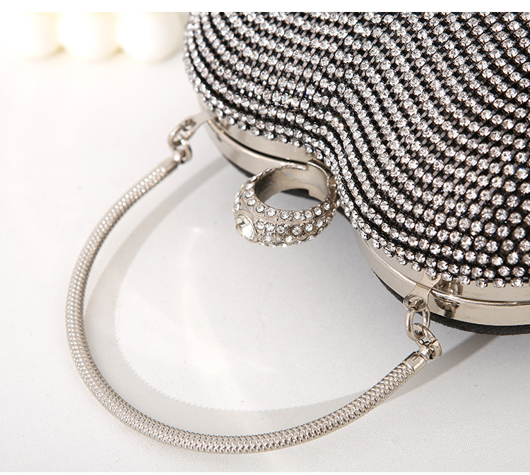 Daily Life Tassel Diamond Lady Shoulder Bag Crystal Evening Bag For Wedding Clutch Bag