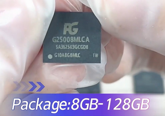 High speed EMMC Memory Card Industrial 64gb 128gb Flash Memory IC Chip