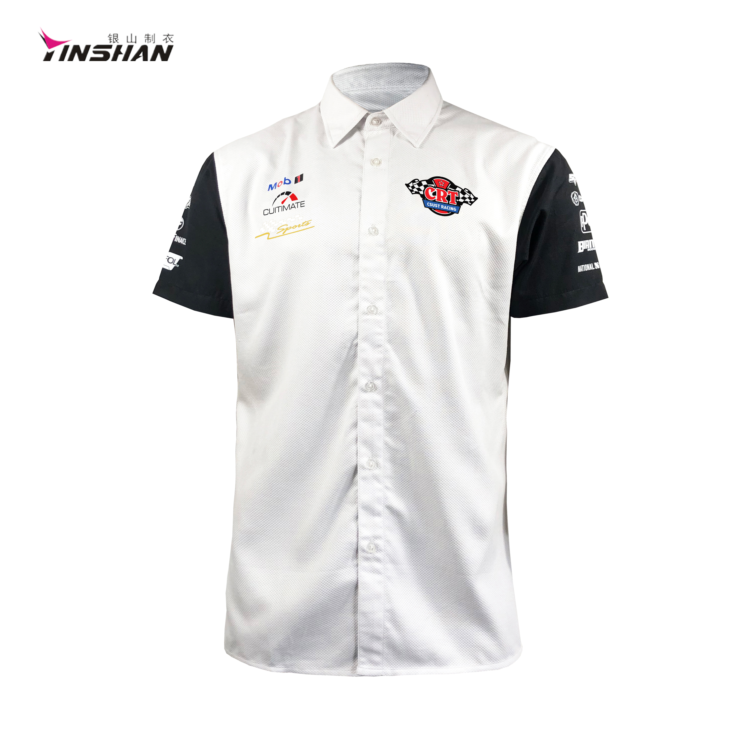 Lightweight Custom Logo Printing Breathable F1 Car Racing and Motorcycle Shirt