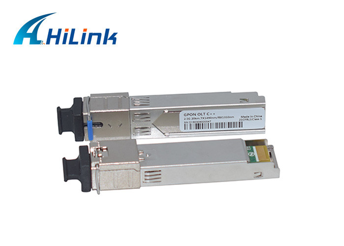 1000 BASE SFP Transceiver Module 1.25G/1.25G Tx1490nm/Rx1310nm SC EPON OLT SFP PX20++ PON Systems