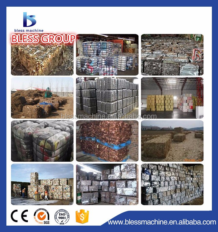 Single Double Cylinder Used Clothing Baler with High Density and Hydraulic Compactor