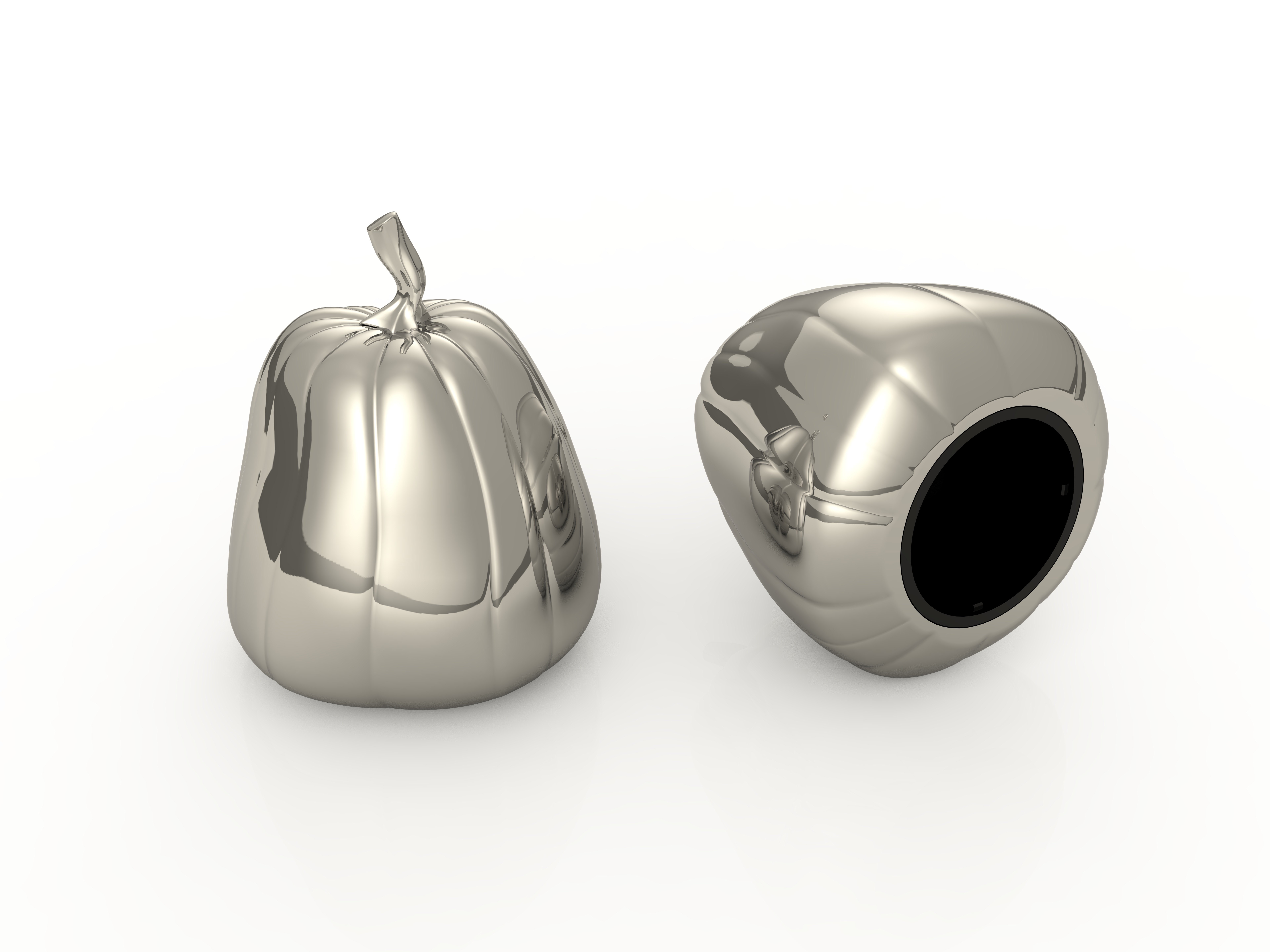 Customizable Pumpkin-Shaped Zinc Alloy Perfume Bottle Caps Perfume Lids Cover
