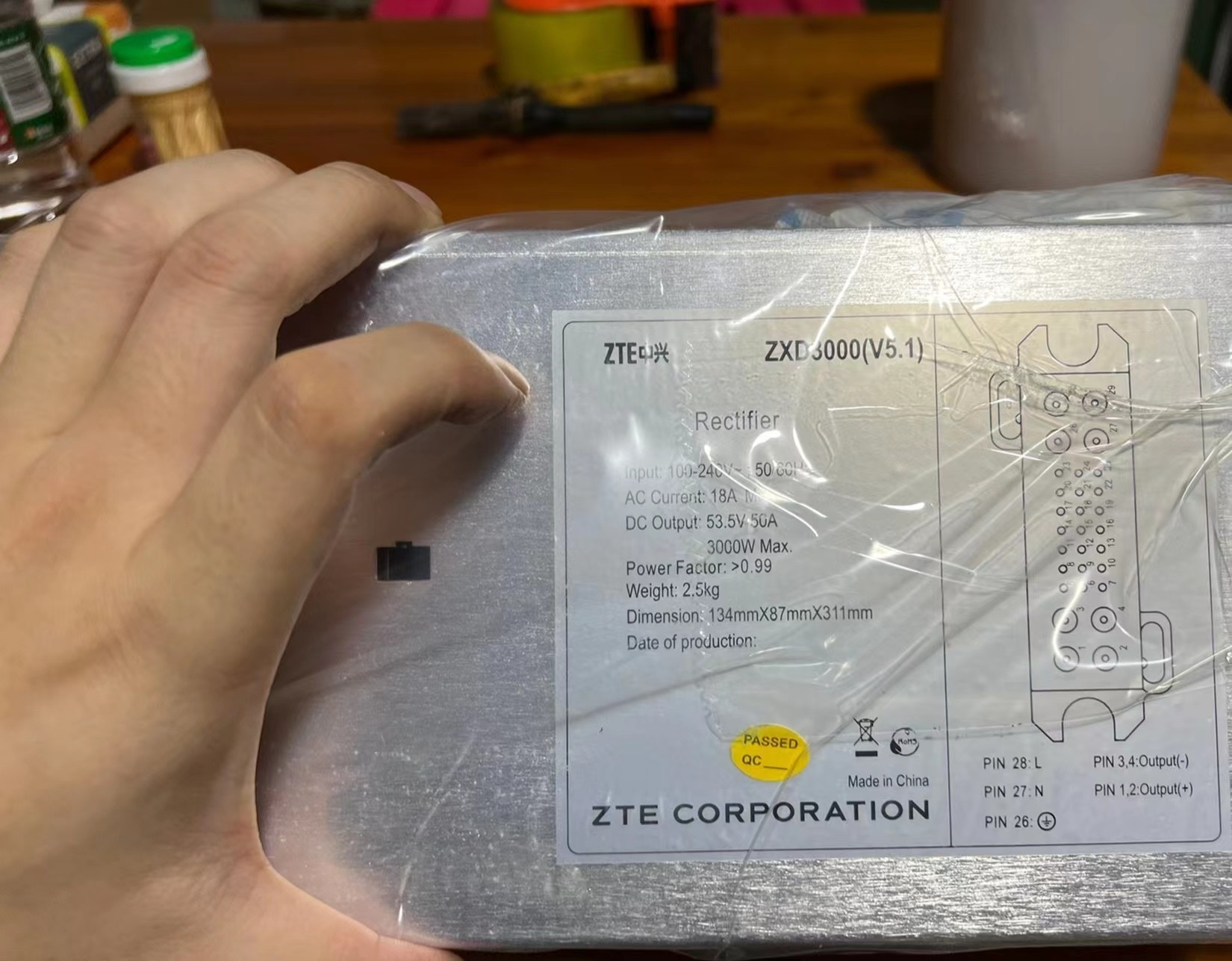ZTE ZXD3000(V5.6) 48V50A Rectifier Module 48V3000W