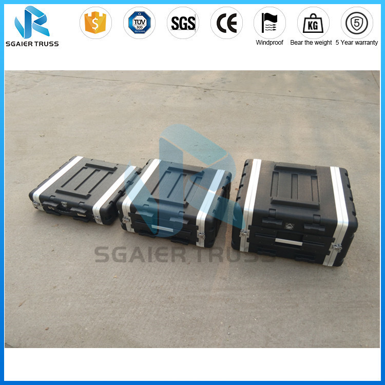 Portable Dj Equipment Case , Wire Microphone Plywood / Aluminium Flight Case