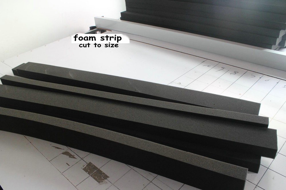 Durable PU Foam Sponge 1000x2000mm Fireproof