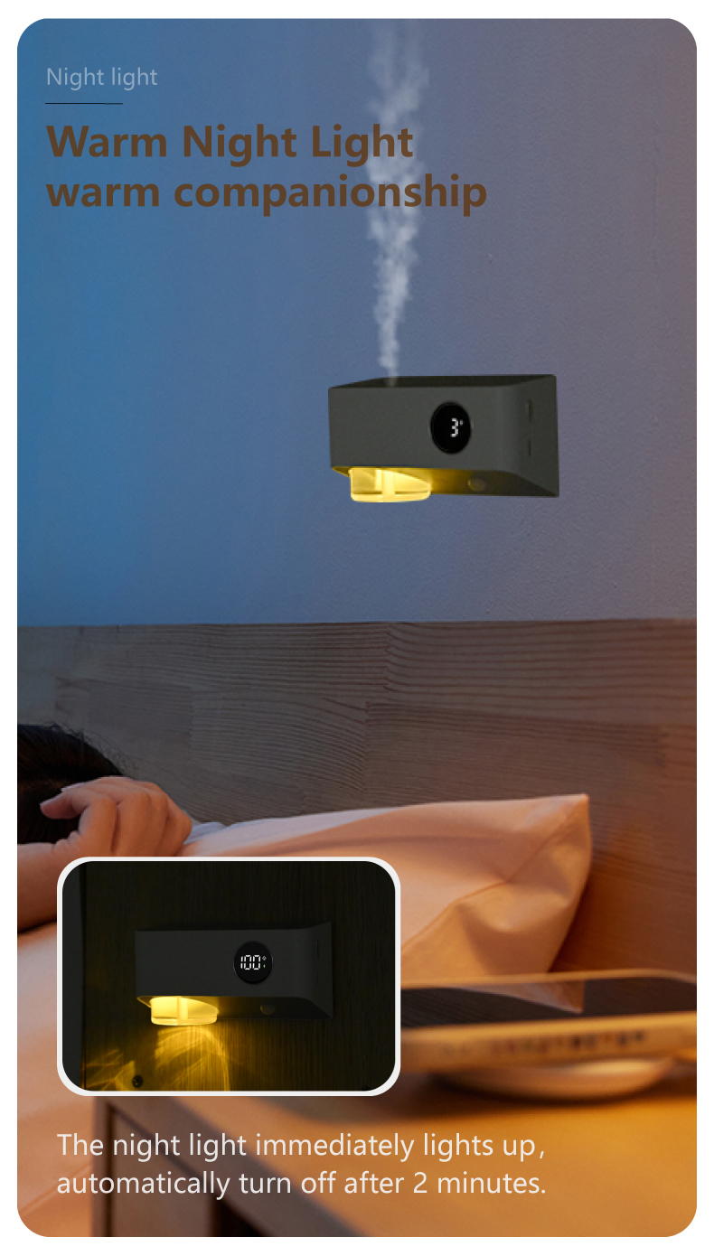 HOMEFISH ABS PP Essential Oil Diffusers Aroma Diffuser 1200mAh