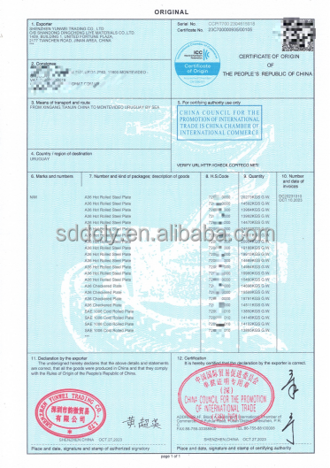 AiSi Standard Galvanized Cold Rolled Steel Sheet Metal SAE1006 1008
