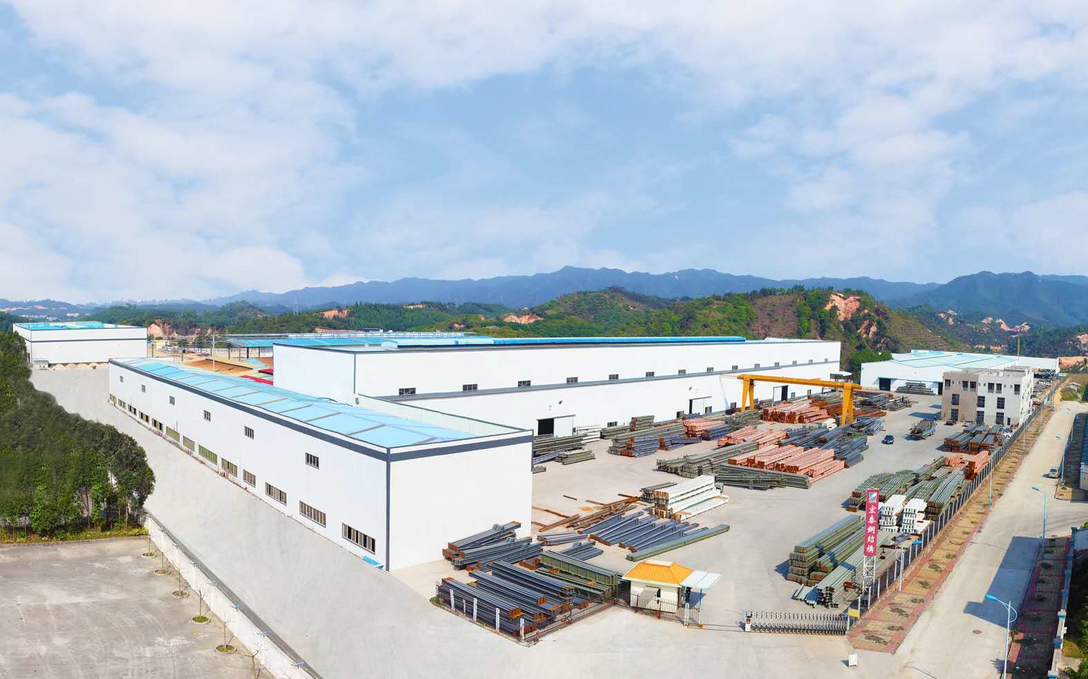 High Rise Steel Structures , Painting Galvanized Construction Steel Structure