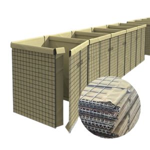 Galvanized Gabion Box Bastion Wall Flood Defensive Barrier Wall