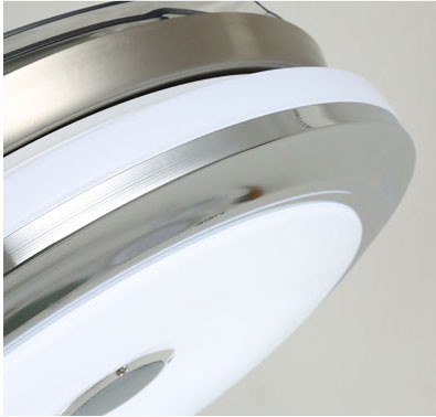 Vintage Home Ceiling Fans Customized Size Modern Flush Mount Ceiling Fan With Light