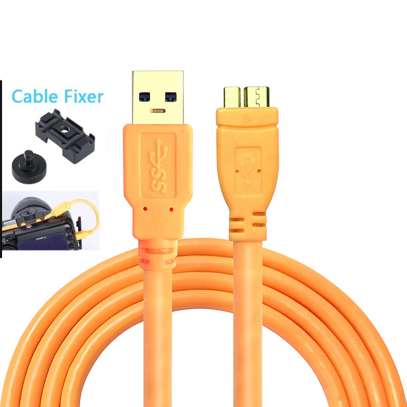 Micro B 3m 5m 8m Data Transmission Cables Camera To Laptop Desktop