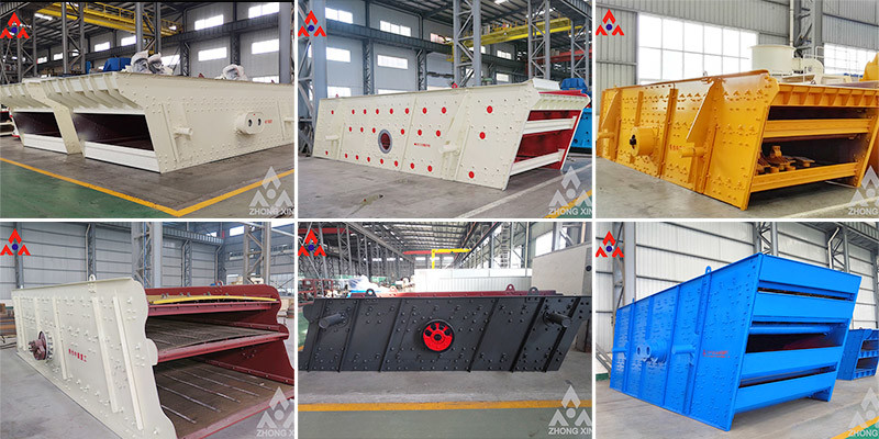 Circular Mobile Sand Vibrating Screen Made by Zhongxin Machinery Company circular YK vibrating screen