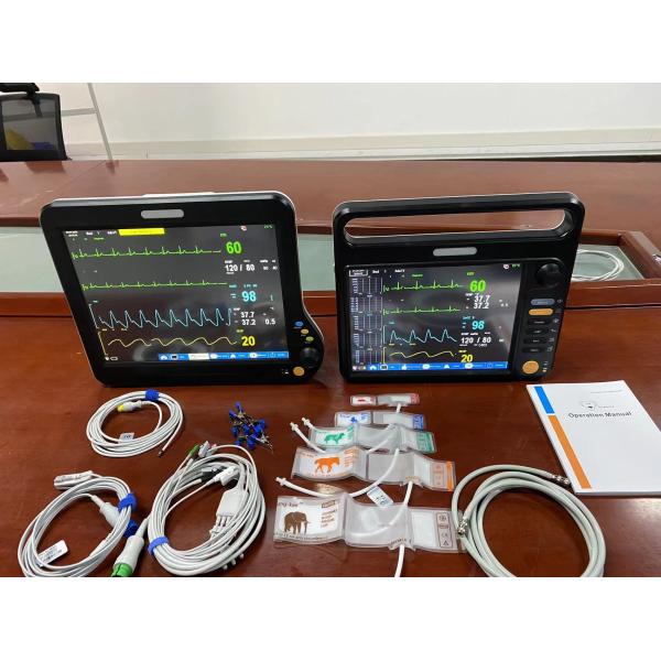 Quality 12.1" Portable Veterinary Multiparameter Monitor With Touch Screen OEM for sale